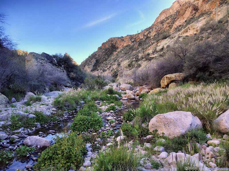 Trail along La Barge Creek