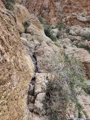 Narrow and Steep Path