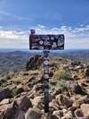 Mailbox on Picketpost Mountain