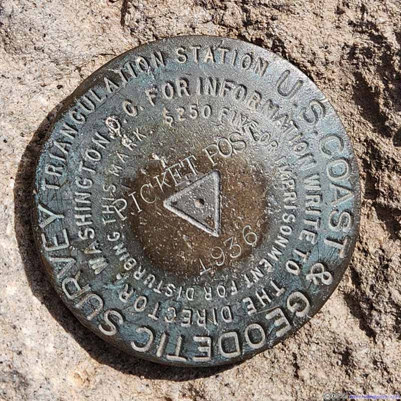 Summit Marker of Picketpost Mountain