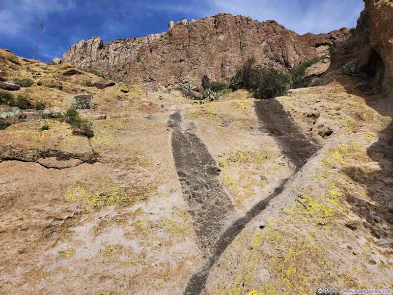Steep Path to Picketpost Mountain