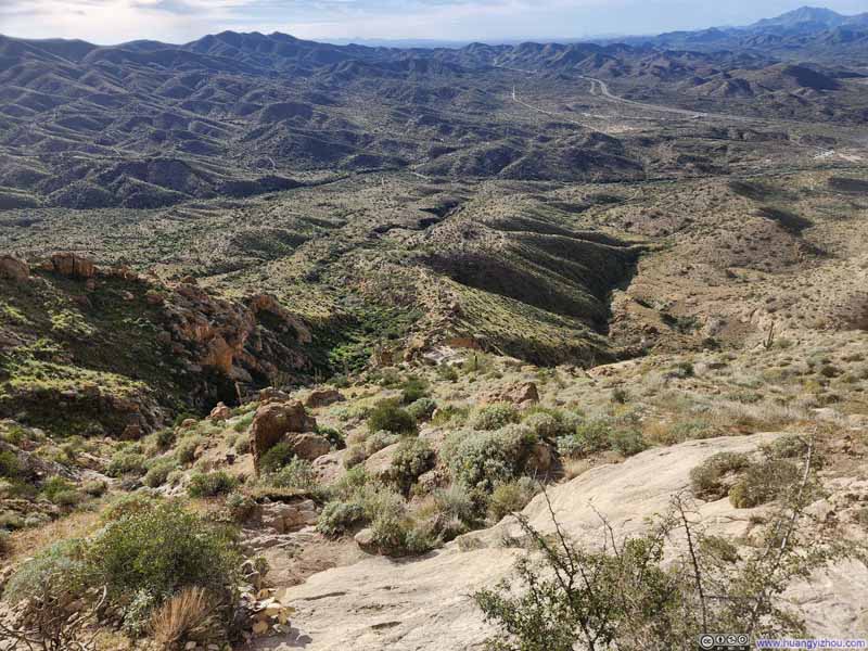Overlooking Trails Below