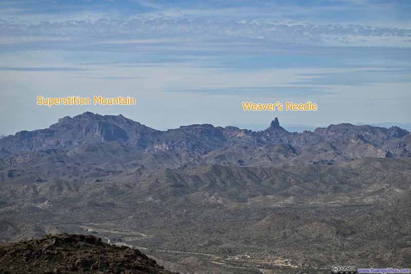 Mountains in Superstition Wilderness