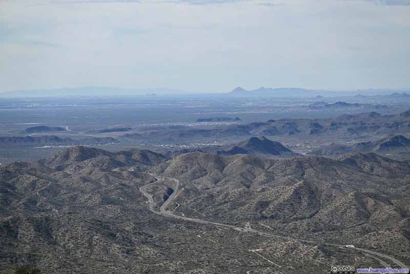 US Route 60 through Mountains