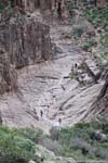 People Ascending Siphon Draw Slickrock
