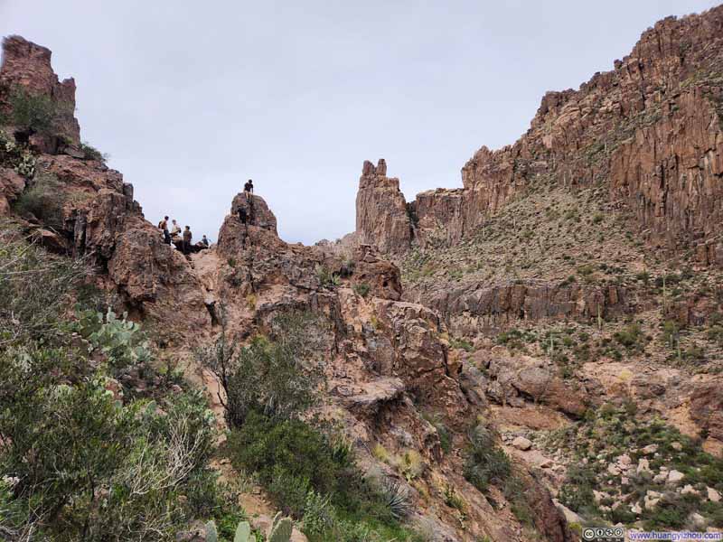 Boulders along Trail