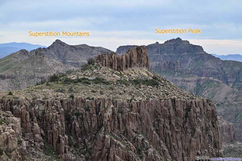 Superstition Peak from Flatiron