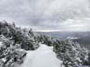 Snowy Path from Mt Pierce