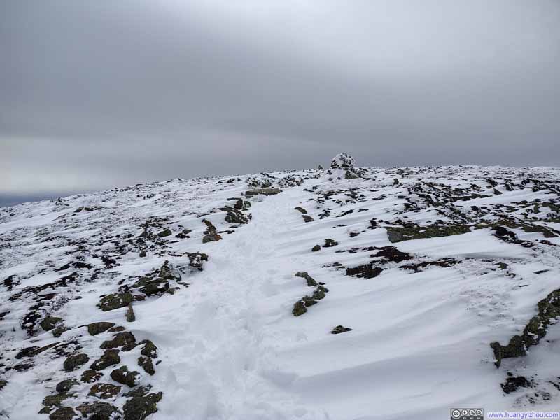 Trail from Mt Eisenhower