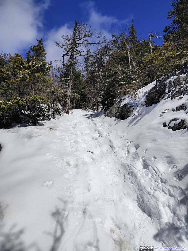 Steep Trail to Mount Avalon