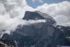 Half Dome in Clouds