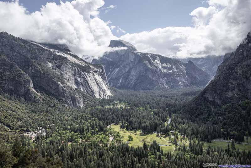 Yosemite Valley from Columbia Rock