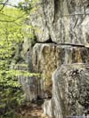 Trail underneath Cliff
