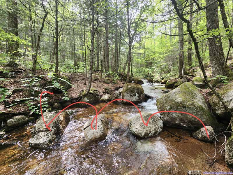 Crossing Whitin Brook