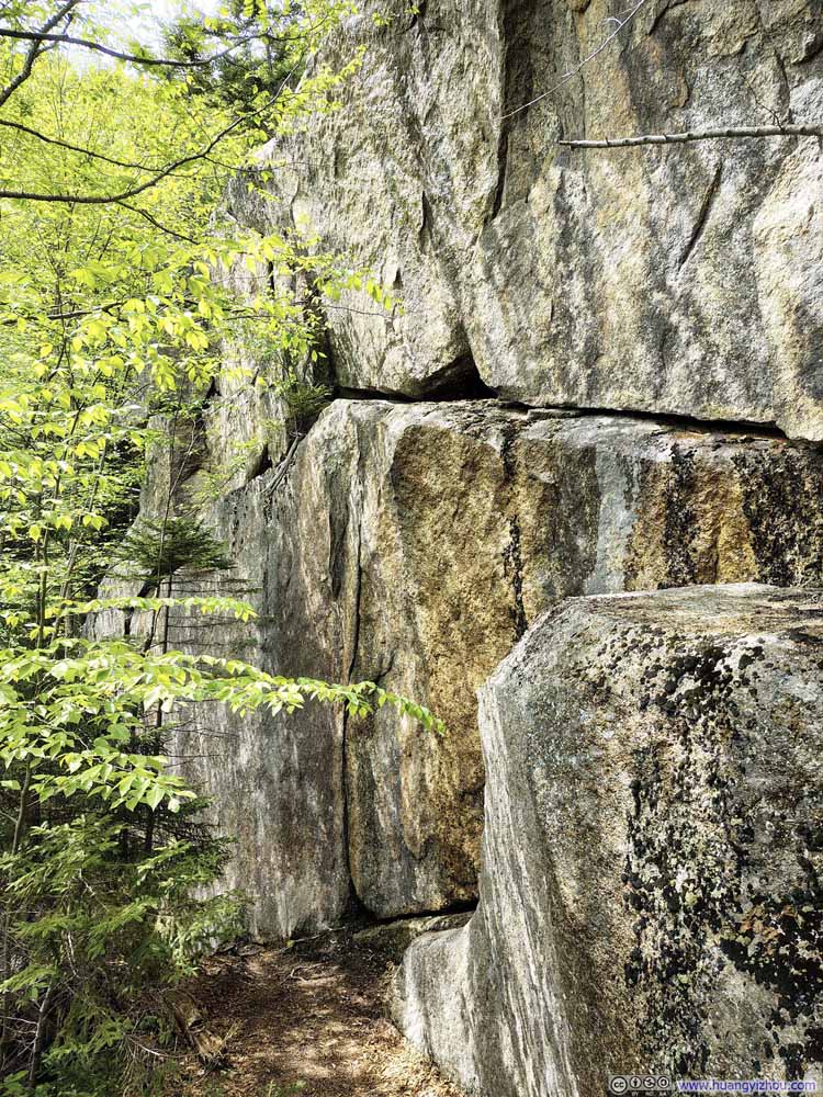 Trail underneath Cliff