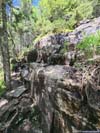 Ledge along Flume Slide Trail
