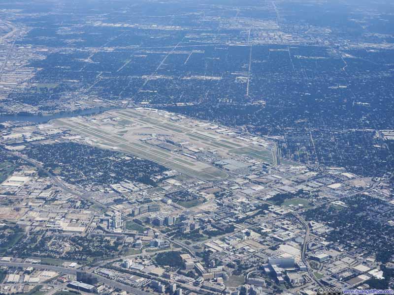 Overlooking Dallas Love Field Airport.