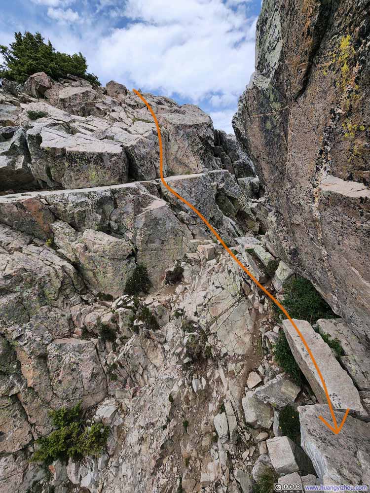 Challenging Spot between Deception Peak and Lake Peak