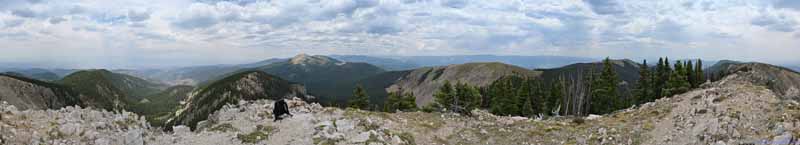 View around Lake Peak