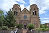 Facade of The Cathedral Basilica of St. Francis of Assisi