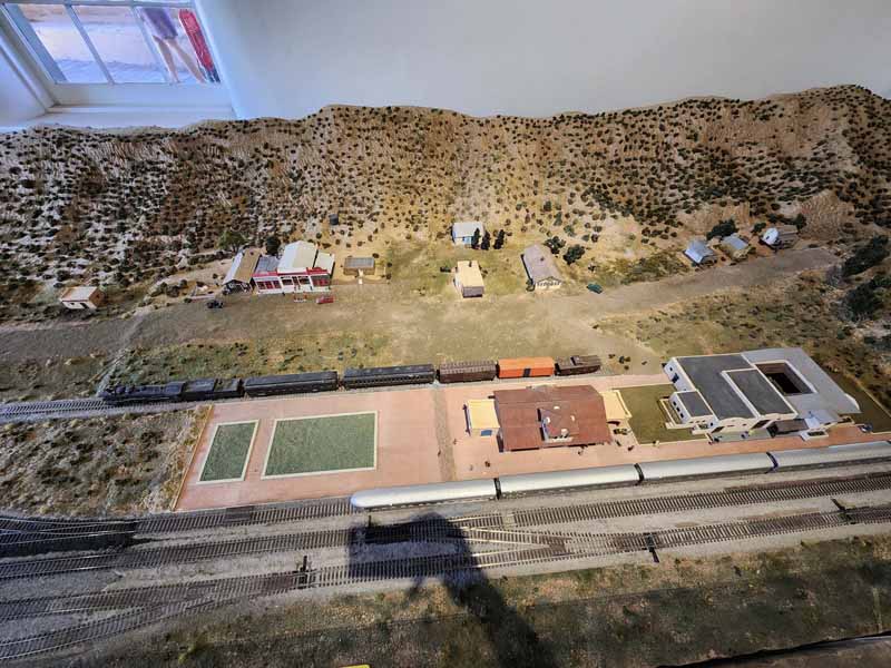 Model of Lamy Train Depot