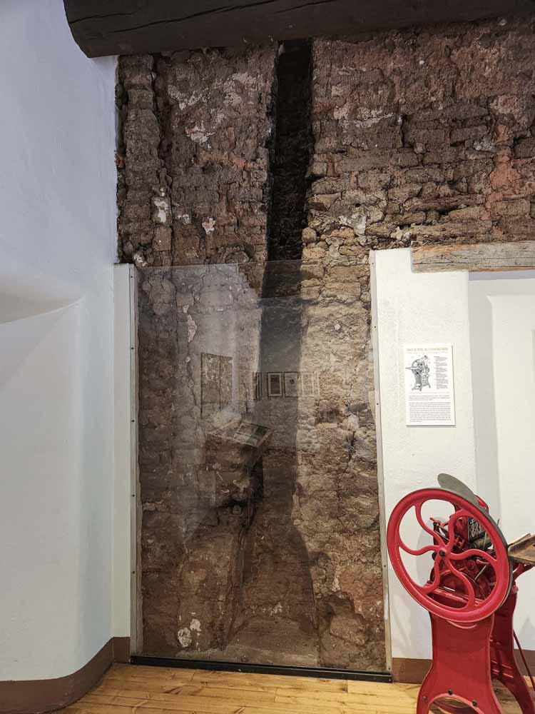 Remnants of Fireplace and Chimney in Governors Palace