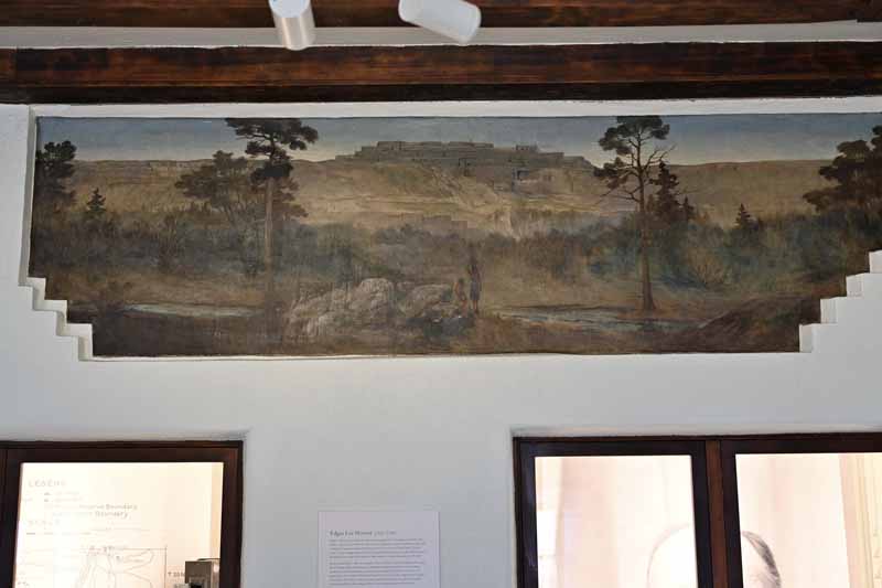 Palace Mural Depicting Puye Mesa