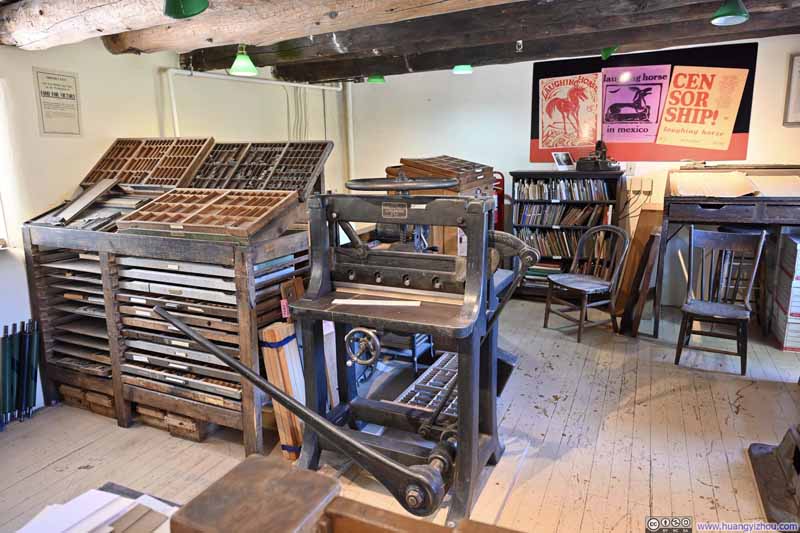 Printing Press in Palace of the Governors