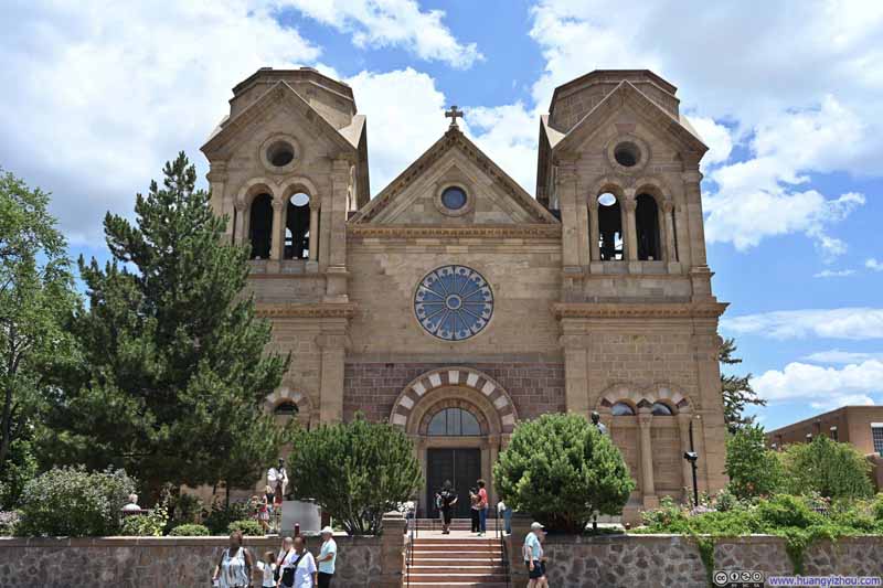 Facade of The Cathedral Basilica of St. Francis of Assisi