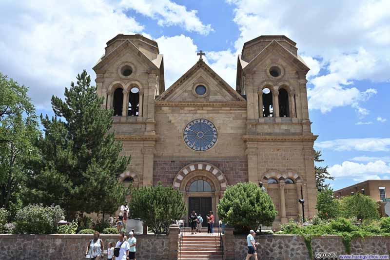 Facade of The Cathedral Basilica of St. Francis of Assisi