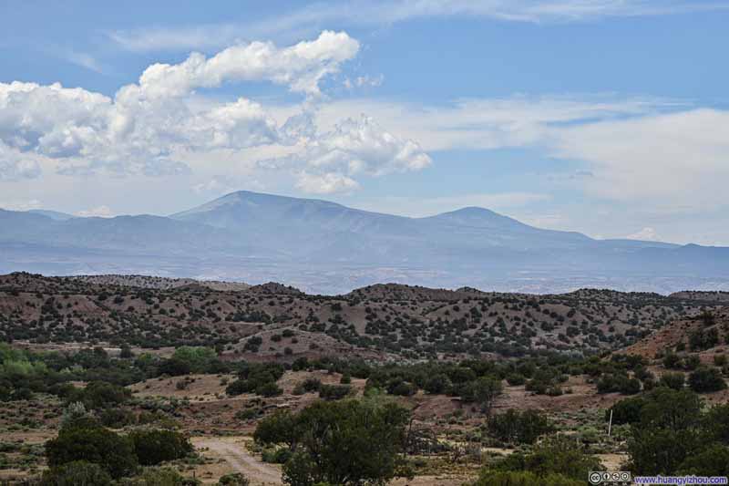 Distant Jemez Mountains