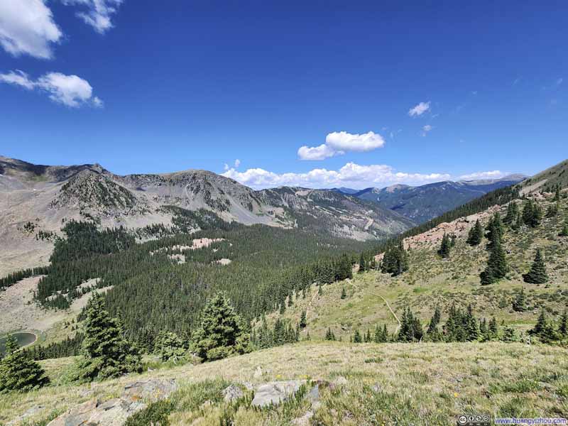 Mountains across Taos Ski Valley
