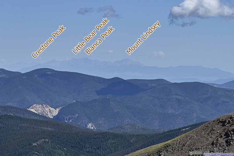 Distant Sierra Blanca Massif