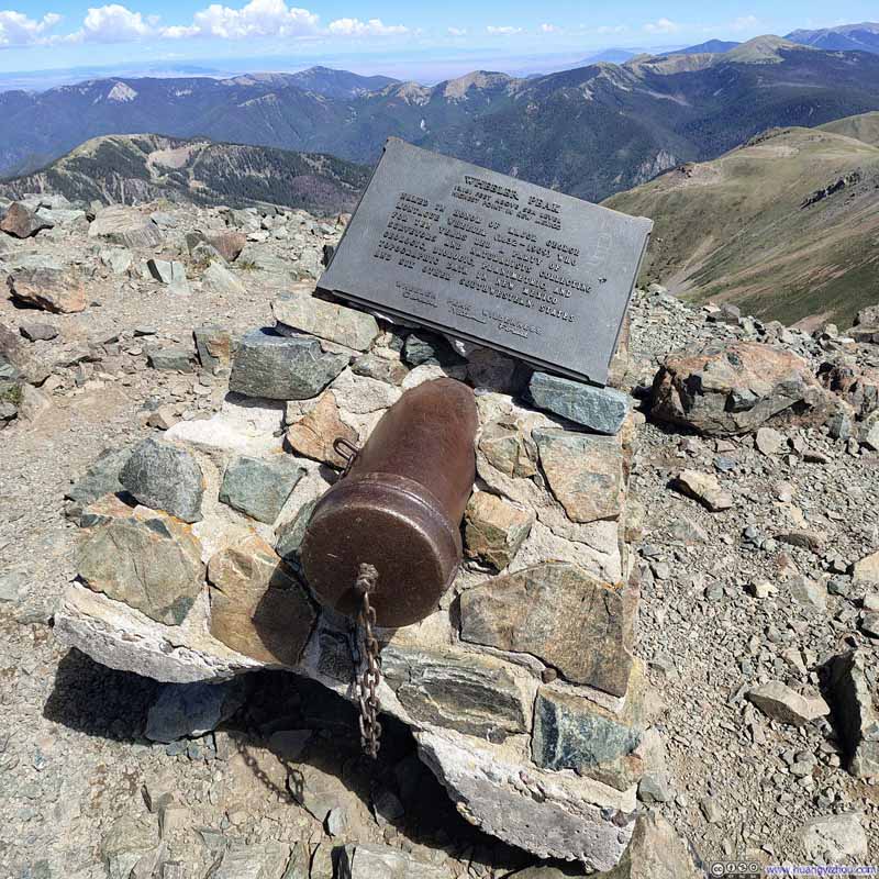 Cannon-Shaped Register on Wheeler Peak