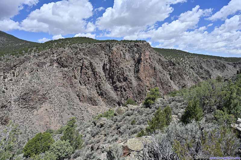 Cliffs along Rio Grande