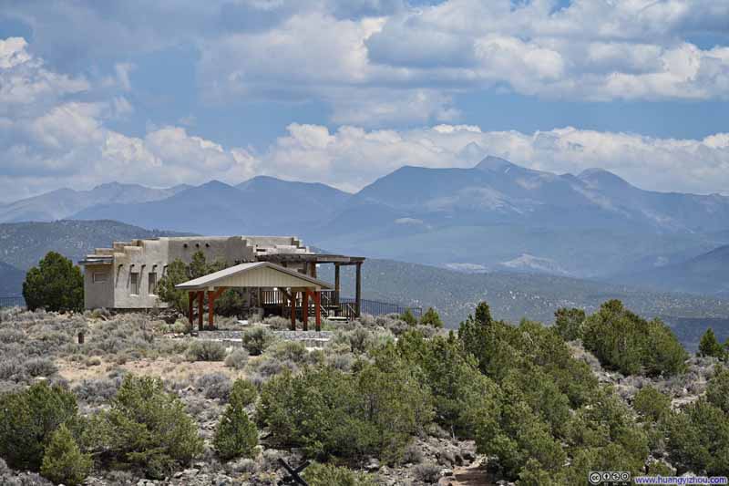 Culebra Peak behind House