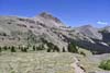 Trail against Mountainous Backdrop