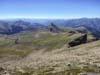 Alpine Meadow and Mountains