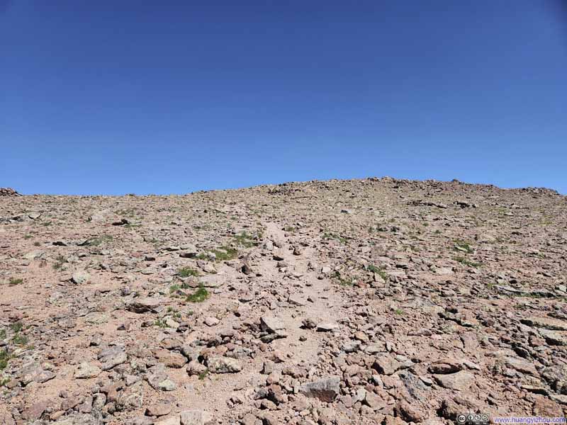 Trail on Uncompahgre Peak's Summit