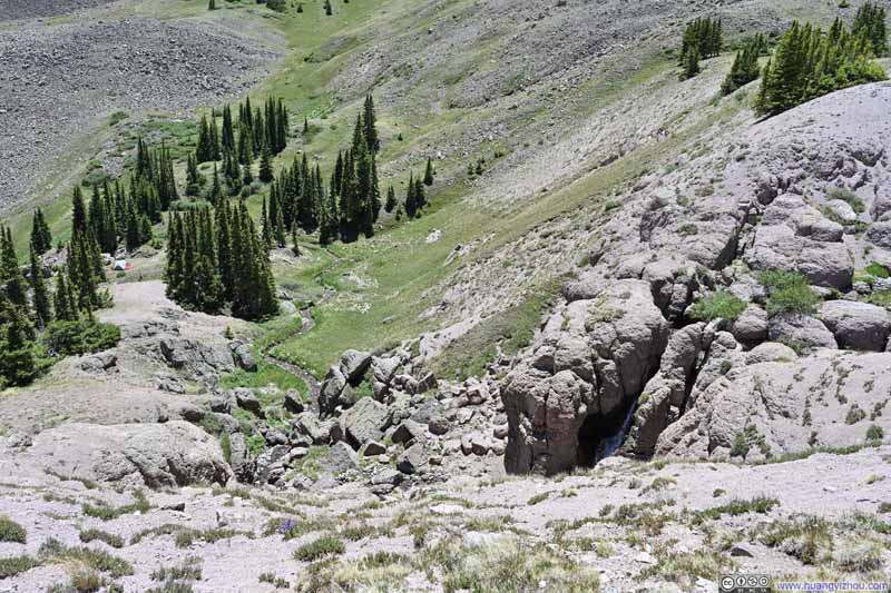 Waterfalls along Nellie Creek