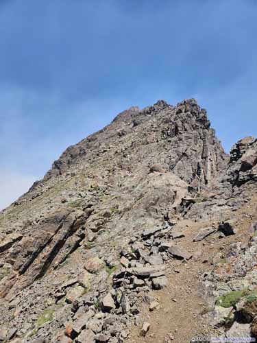 Path to Wetterhorn Peak