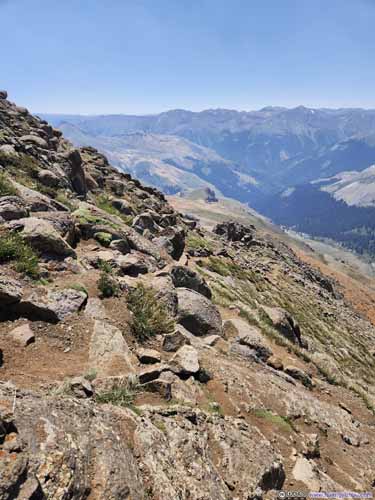 Steep Path to Wetterhorn Peak