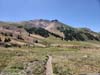 Trail against Mountainous Landscape