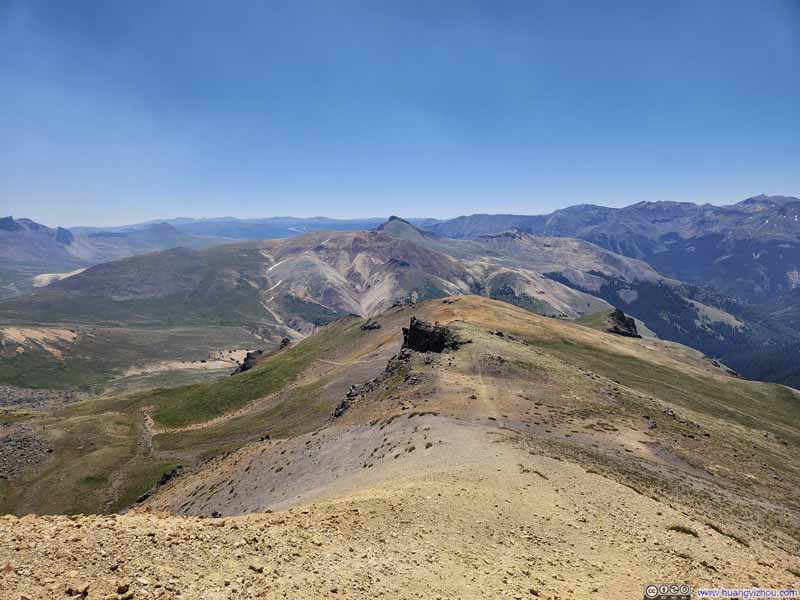 Path from Wetterhorn Peak