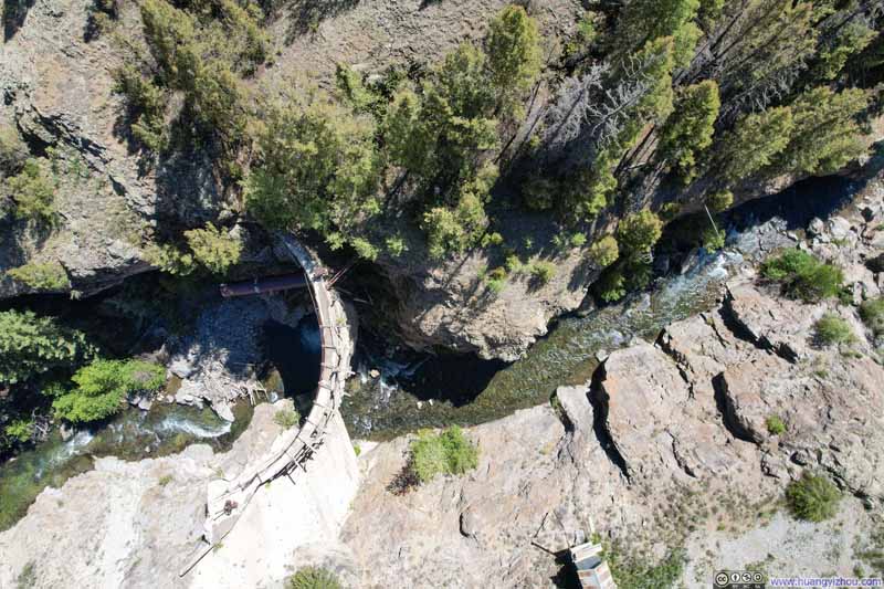 Overlooking Dam of Ute Ulay Mine along Henson Creek