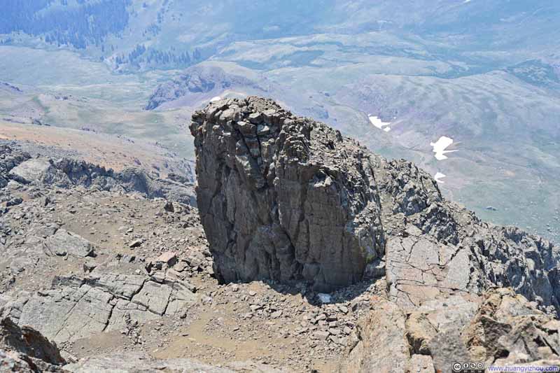 Overlooking Prow of Wetterhorn Peak