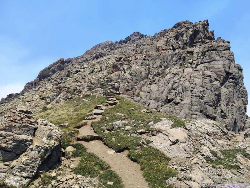 Path to Wetterhorn Peak