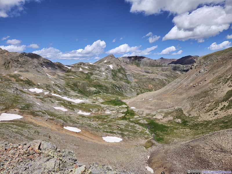 Winding Trail in Small Basin