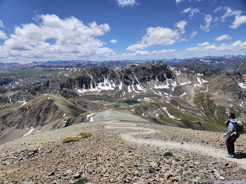 Trail from Sloan Lake
