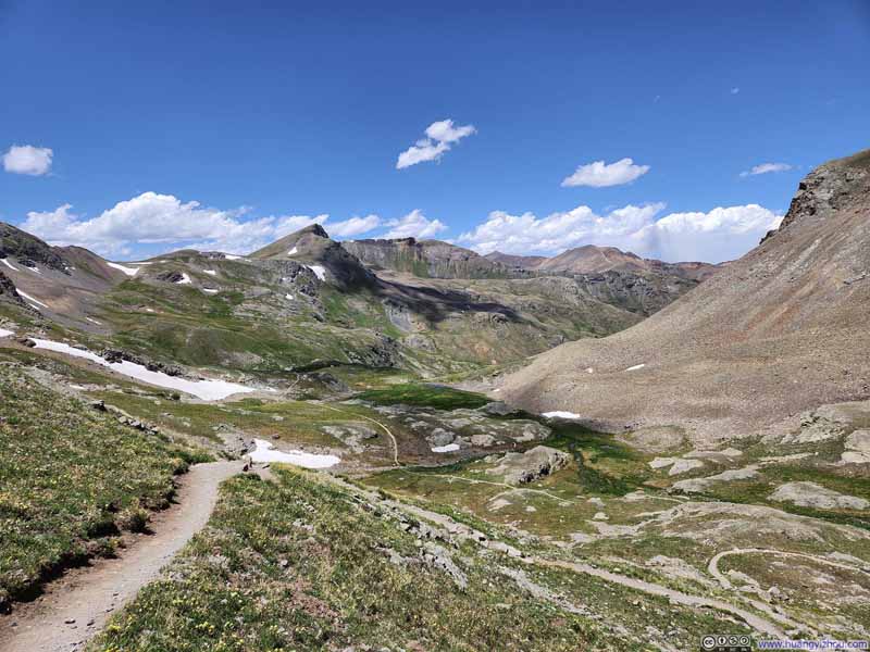 Winding Trail in Small Basin
